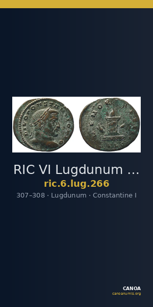 RIC VI Lugdunum 266 — CANOA