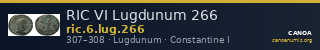 RIC VI Lugdunum 266 — CANOA