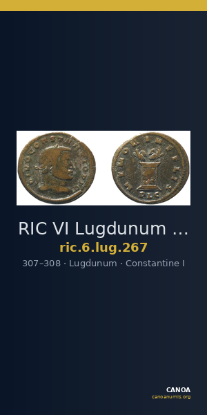 RIC VI Lugdunum 267 — CANOA