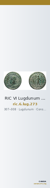 RIC VI Lugdunum 273 — CANOA