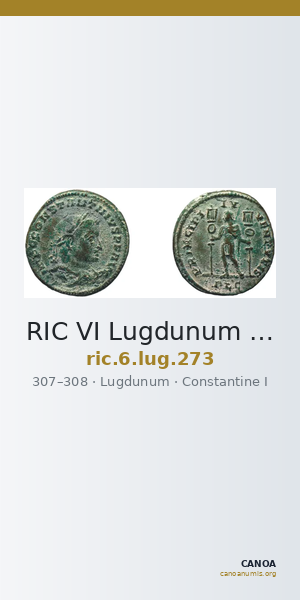 RIC VI Lugdunum 273 — CANOA