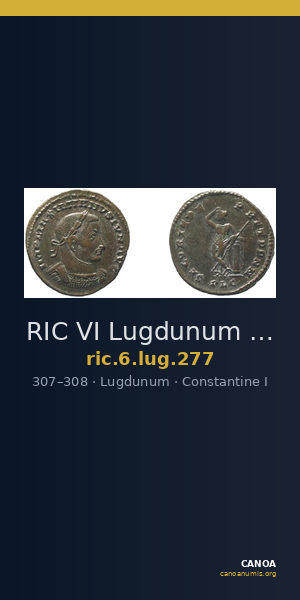 RIC VI Lugdunum 277 — CANOA