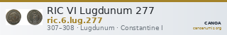 RIC VI Lugdunum 277 — CANOA