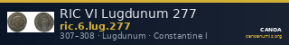 RIC VI Lugdunum 277 — CANOA