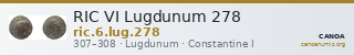 RIC VI Lugdunum 278 — CANOA