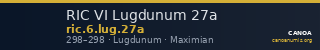 RIC VI Lugdunum 27a — CANOA