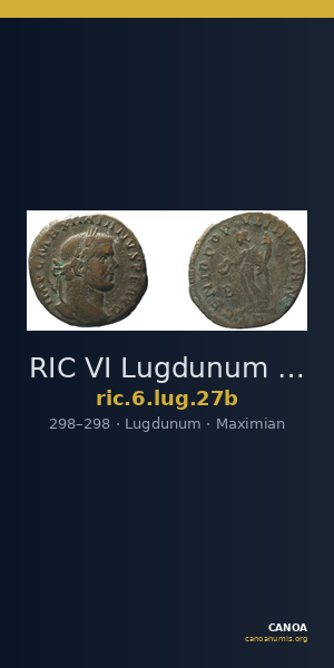 RIC VI Lugdunum 27b — CANOA