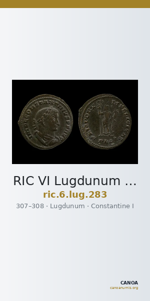 RIC VI Lugdunum 283 — CANOA