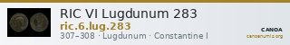RIC VI Lugdunum 283 — CANOA