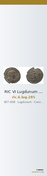 RIC VI Lugdunum 285 — CANOA