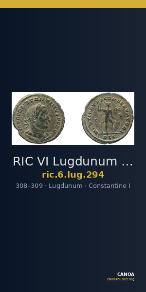 RIC VI Lugdunum 294 — CANOA