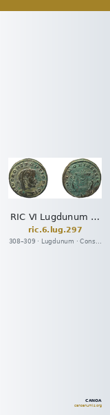 RIC VI Lugdunum 297 — CANOA