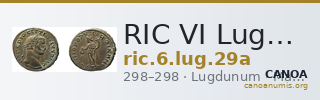 RIC VI Lugdunum 29a — CANOA
