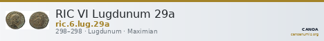 RIC VI Lugdunum 29a — CANOA