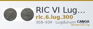 RIC VI Lugdunum 300 — CANOA