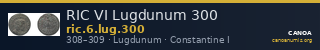 RIC VI Lugdunum 300 — CANOA