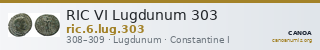 RIC VI Lugdunum 303 — CANOA