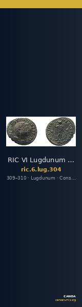 RIC VI Lugdunum 304 — CANOA