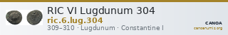 RIC VI Lugdunum 304 — CANOA