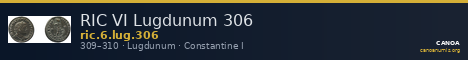RIC VI Lugdunum 306 — CANOA