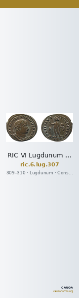 RIC VI Lugdunum 307 — CANOA