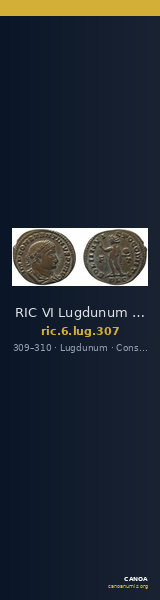RIC VI Lugdunum 307 — CANOA