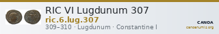 RIC VI Lugdunum 307 — CANOA