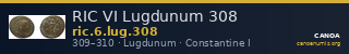 RIC VI Lugdunum 308 — CANOA