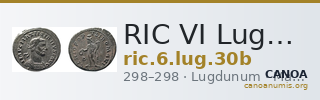 RIC VI Lugdunum 30b — CANOA