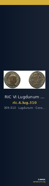 RIC VI Lugdunum 310 — CANOA