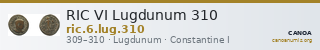 RIC VI Lugdunum 310 — CANOA