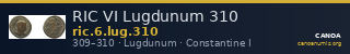 RIC VI Lugdunum 310 — CANOA