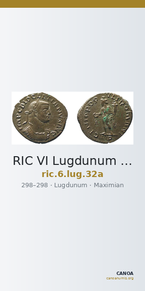 RIC VI Lugdunum 32a — CANOA