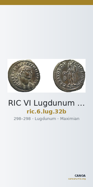 RIC VI Lugdunum 32b — CANOA