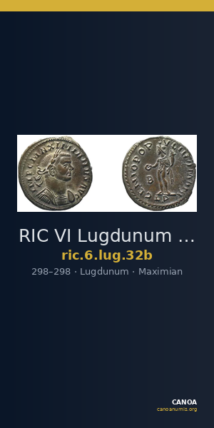 RIC VI Lugdunum 32b — CANOA