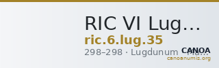 RIC VI Lugdunum 35 — CANOA