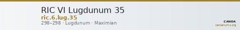 RIC VI Lugdunum 35 — CANOA