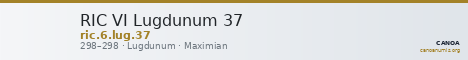 RIC VI Lugdunum 37 — CANOA