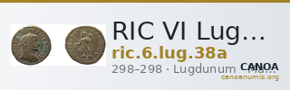 RIC VI Lugdunum 38a — CANOA