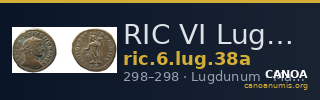 RIC VI Lugdunum 38a — CANOA