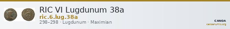 RIC VI Lugdunum 38a — CANOA