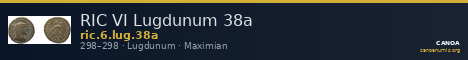 RIC VI Lugdunum 38a — CANOA