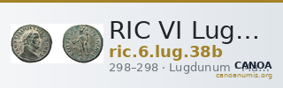 RIC VI Lugdunum 38b — CANOA