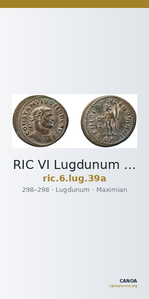 RIC VI Lugdunum 39a — CANOA