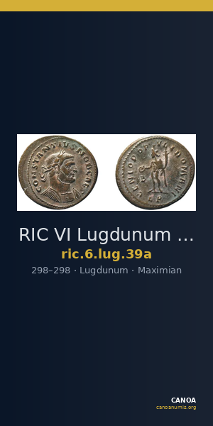 RIC VI Lugdunum 39a — CANOA