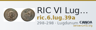 RIC VI Lugdunum 39a — CANOA
