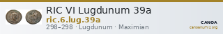 RIC VI Lugdunum 39a — CANOA
