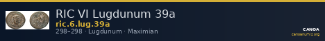 RIC VI Lugdunum 39a — CANOA