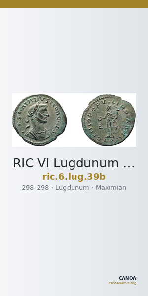 RIC VI Lugdunum 39b — CANOA