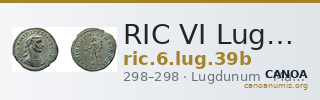 RIC VI Lugdunum 39b — CANOA